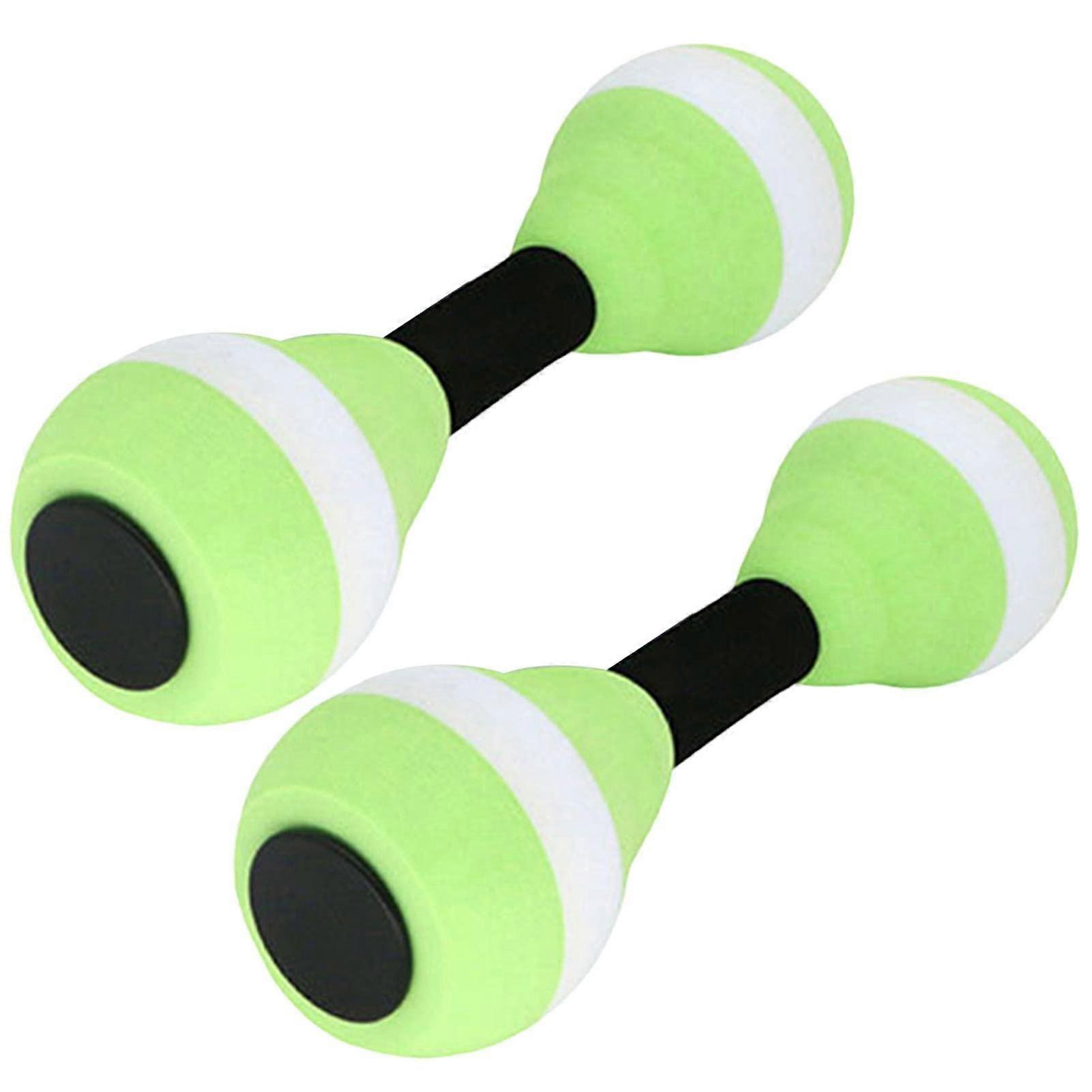 Set of 2 EVA Foam Dumbbells for Water Aerobics, Pool, Spa, Aqua Gym Ref: 8300