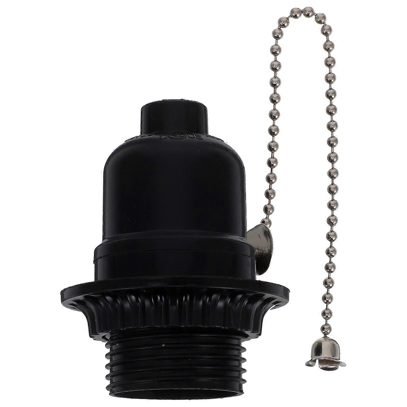 Metal Pull Chain Light Socket E26 with Pull Chain Switch Pendant Lamp Holder E26 Lamp Socket Light Socket Bulb Holder Fixture for Table lamp Floor lam