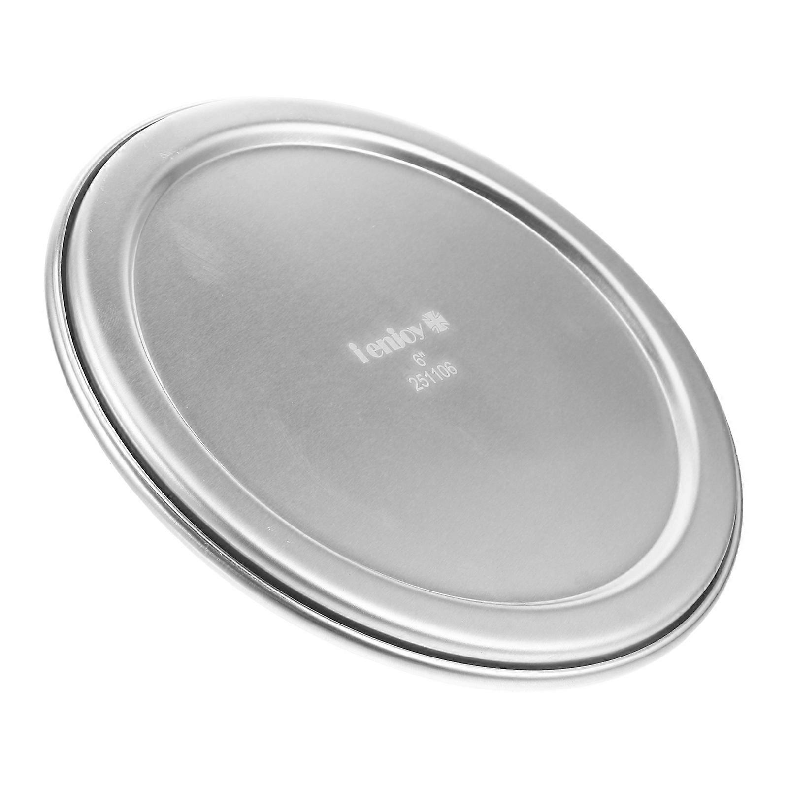 ノンスティックラウンドピザベーキングトレイ、シーフード、野菜、簡単なクリーニング&省エネキッチン耐熱皿を含む自家製ピザ用のオーブンセーフ合金パン