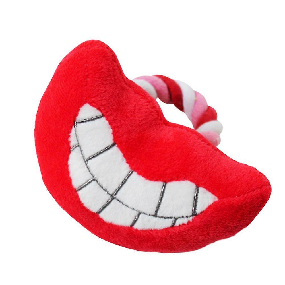 Dog Chew Toys Creative Pet Molars Interactive Play Red 1Pack