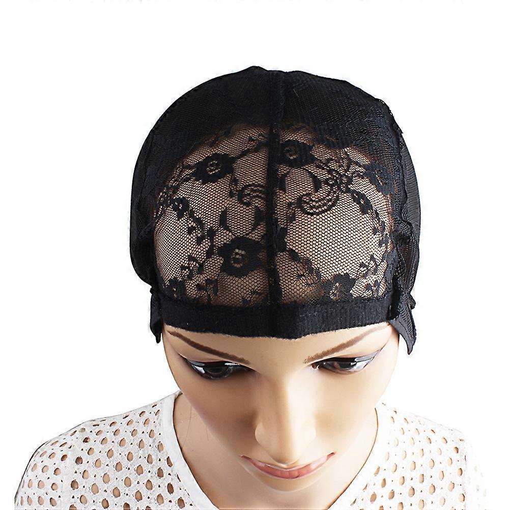 Ultra-Fitted Lace Caps For Making Wigs And Hair Weaving Adjustable Portable 25x18x1cm 1Pcs