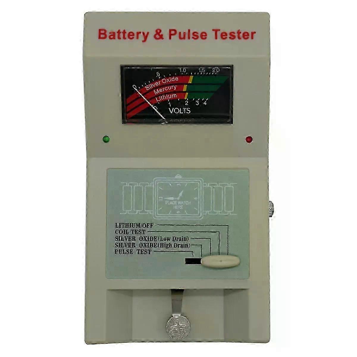 Tools Quartz Watch Battery Tester 15V 3V Button Cell Coil Watch Pulse Tester Analyzer Battery Tool
