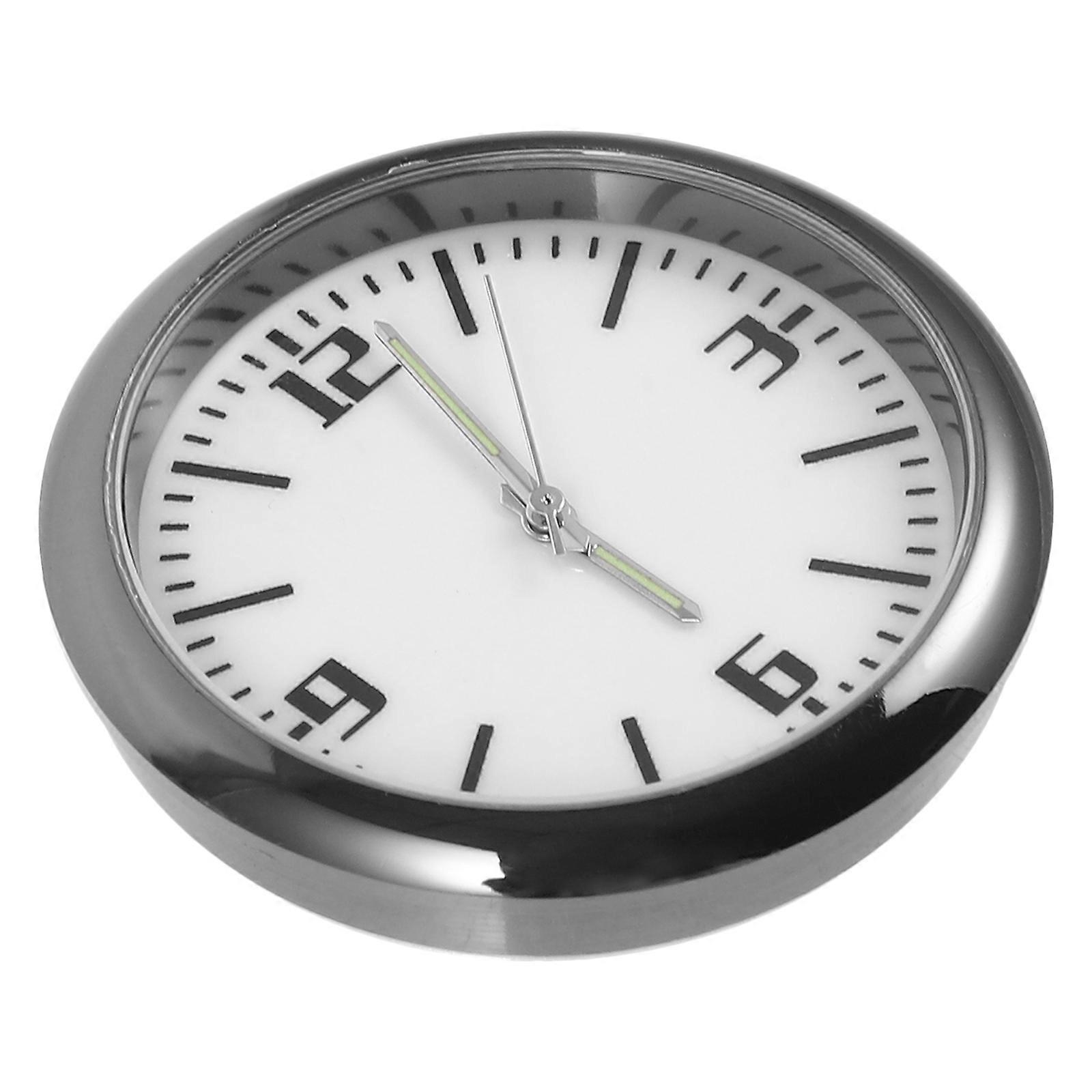 Interior Car Clock Metal Clock for Drivers 1Pcs