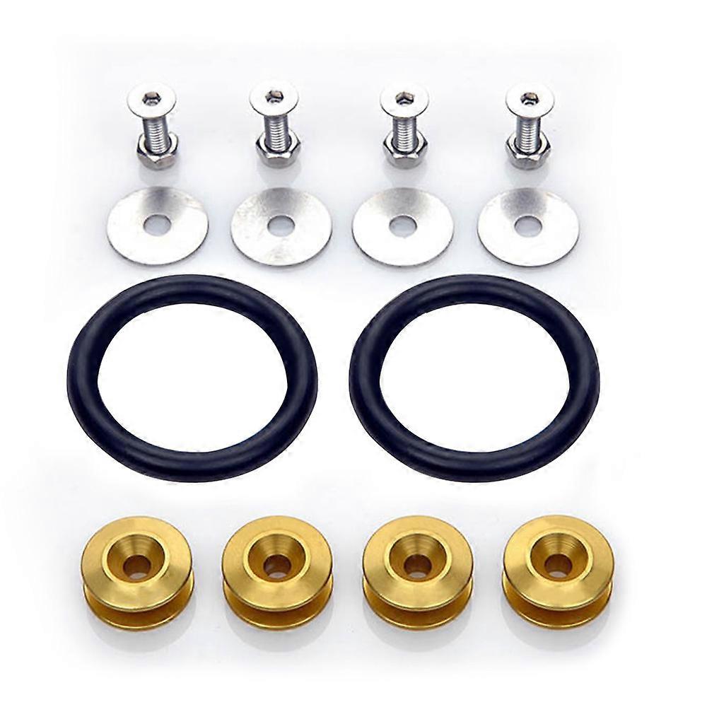 M6 10Pcs Hex Fasteners Fender Washer Bumper Engine Concave Bolts Fender License Plate Bolt Washer Car Modified Car Styling