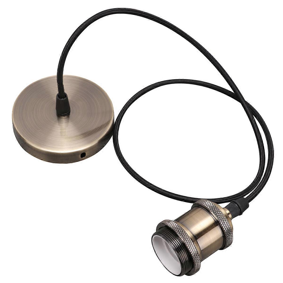 Podstawy lamp w stylu vintage z zielonego brązu E27 do domowego salonu 1 sztuka