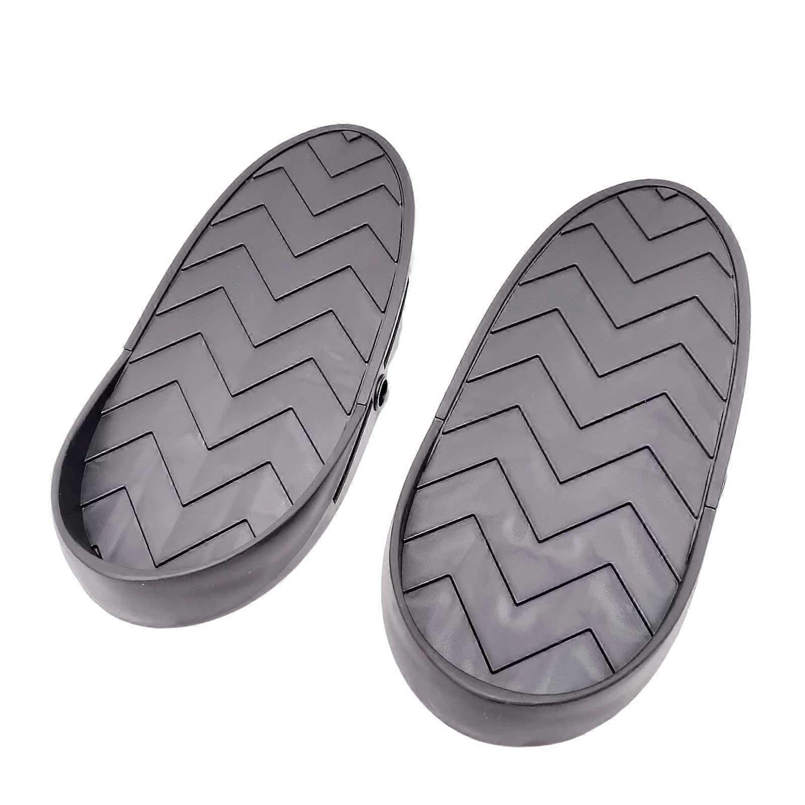 Rowing Machine Foot Pedals 1 Pair Replacement 30 Cm By 13 Cm Non Slip Easy To Assemble And Store