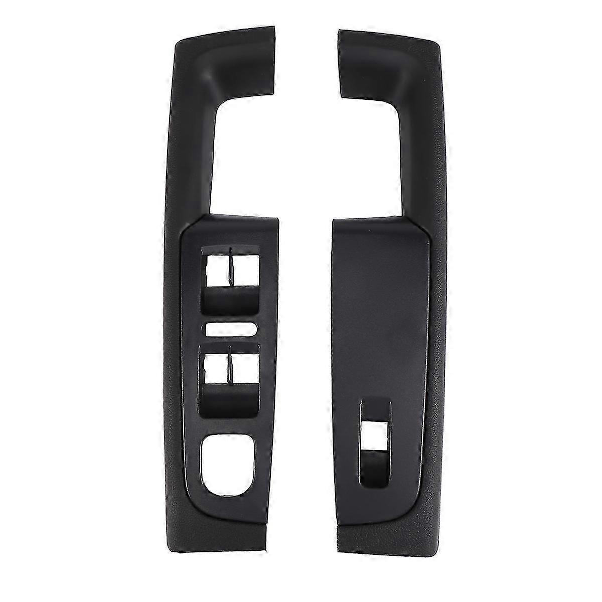 For Superb Door Handle Left and Right Door Armrest Frame, Black