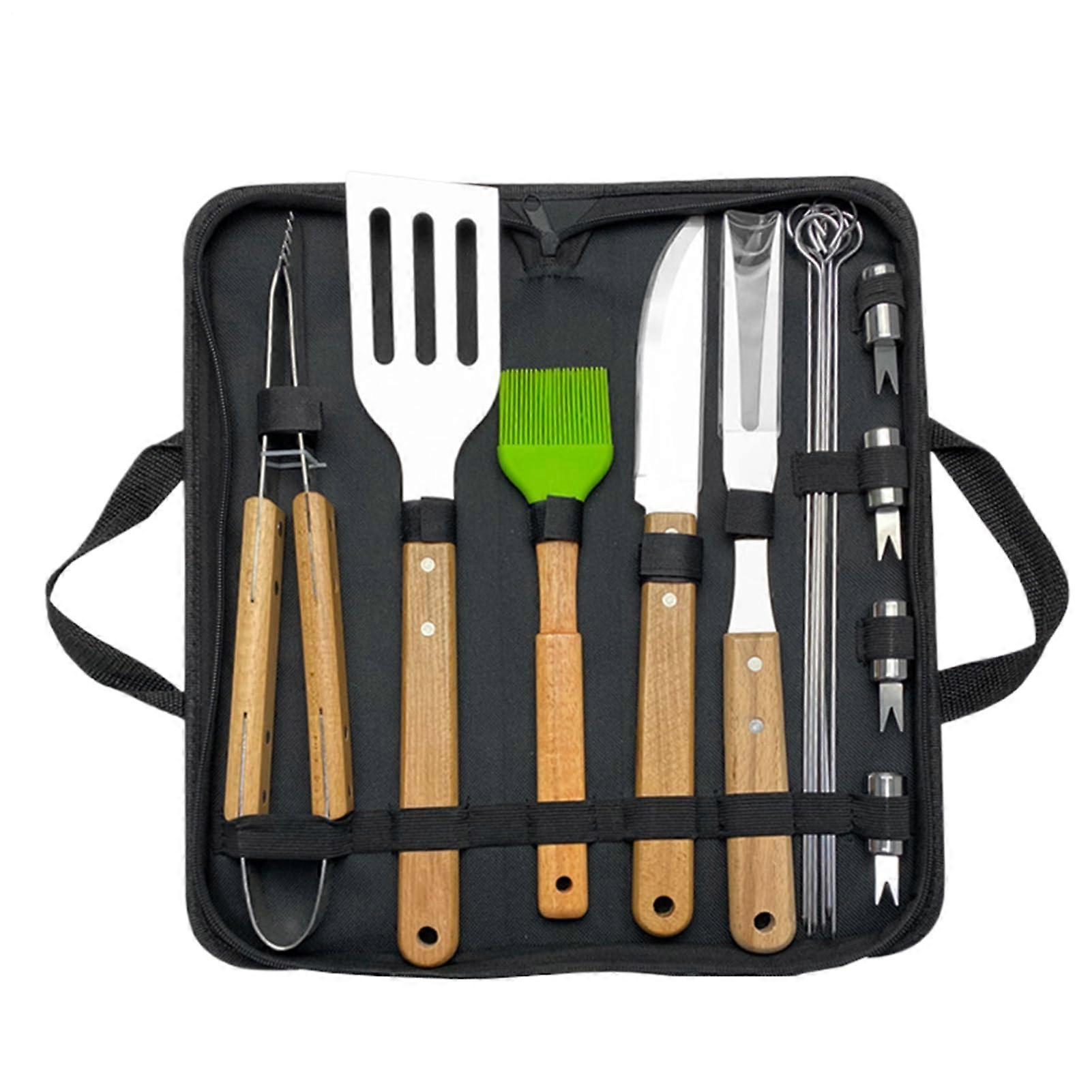 Grill accessories Grill spatula set 16piece, Grill spatula tongs brush cooking utensils For camping garden picnic