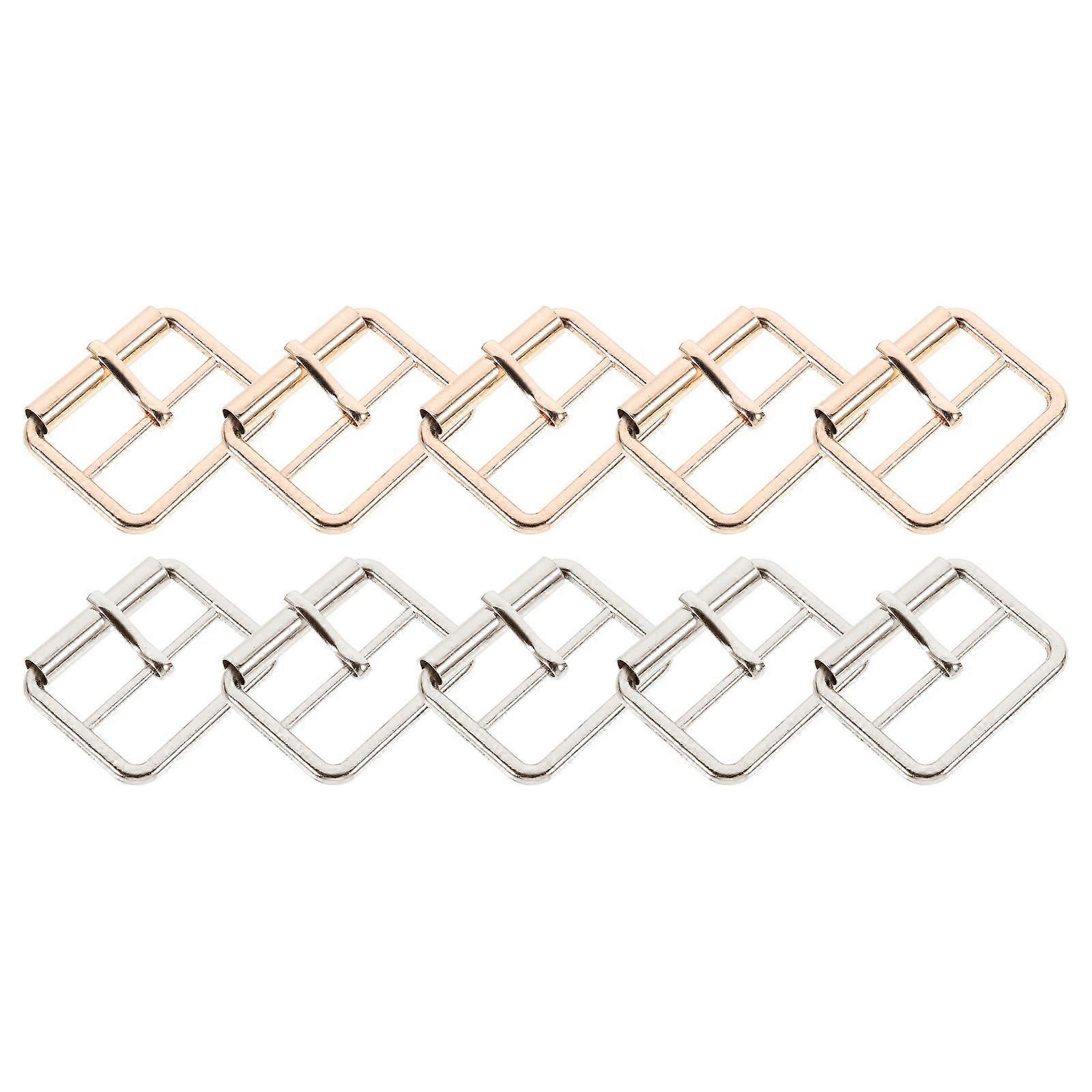 Belt Buckles Zinc Alloy Rectangular Men's Belt Buckle for Jeans Use 10Pcs
