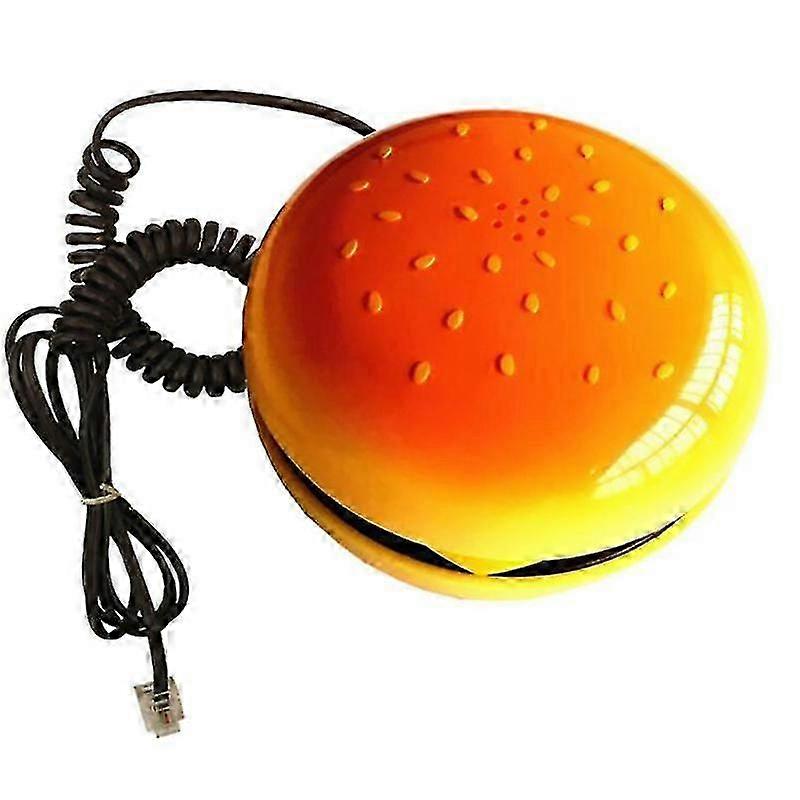 チーズバーガーバーガー電話電話固定電話コード付き電話ホームホテルオフィスデコレーションテレフォノフィホフィクソ