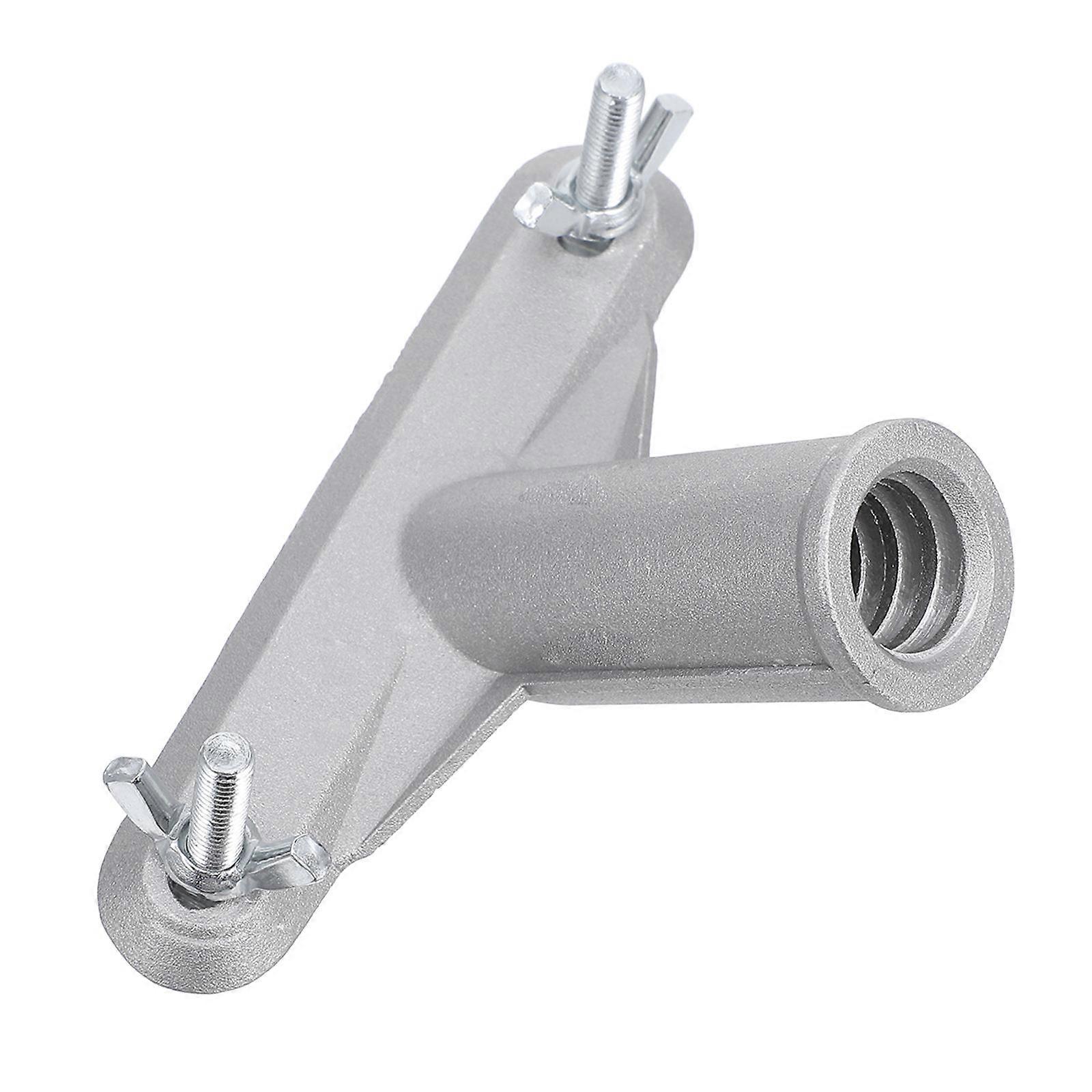 Handle Tips for Mop Poles Broom Head Bracket Connecting Broom Handle Adapter Enhancing Cleaning Efficiency Silver 1Set