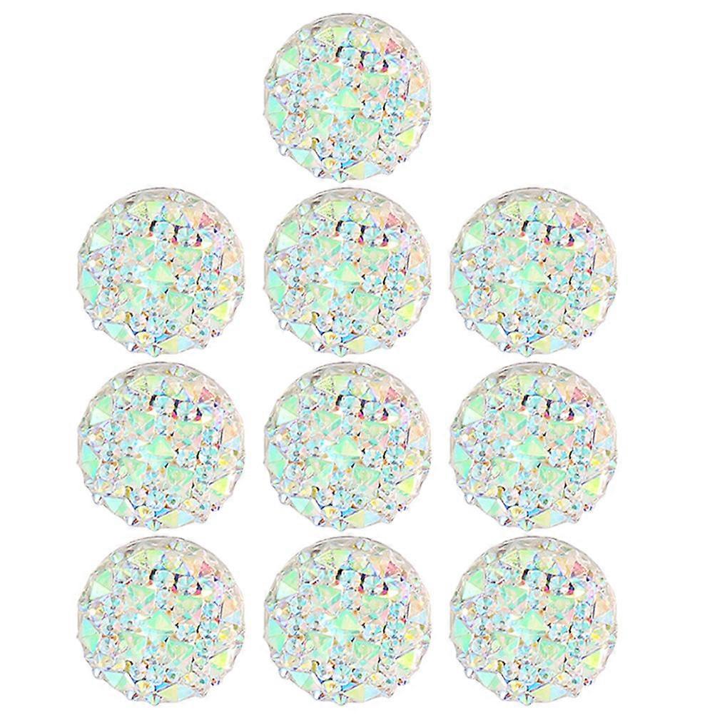 Rhinestone Push Pins 10pcs Colorful Decorative Thumbtacks for Home, Office, Photo Walls & Craft Projects Stylish Desk Accessories for Women