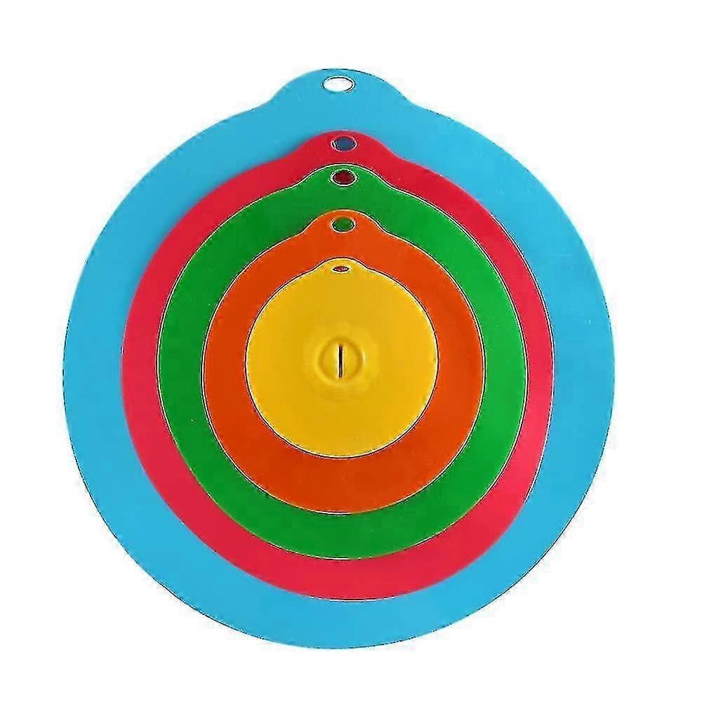 Silicone Bowl Lids Set Of 5 Reusable Suction Seal Covers
