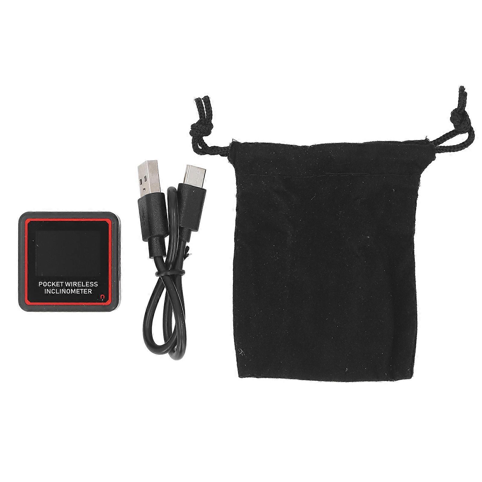 Digital Inclinometer Pocket Level Angle Measuring Gauge & 4x90 Degree Electronic Protractor