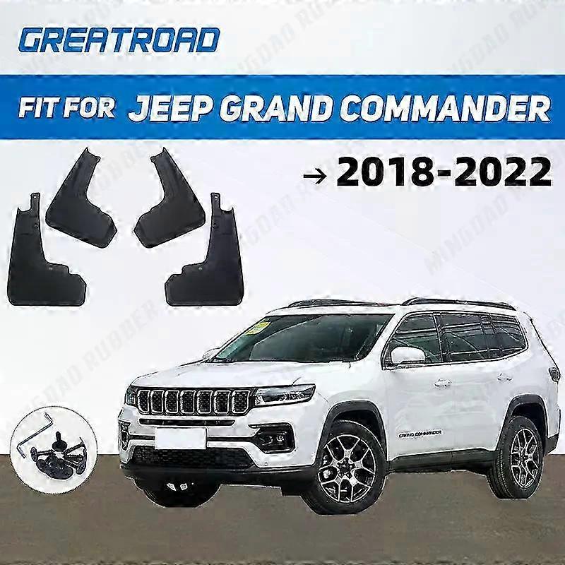 Mudflaps Splash Guards for Compatible Jeep Grand Commander 2018-2022 Car Accessories