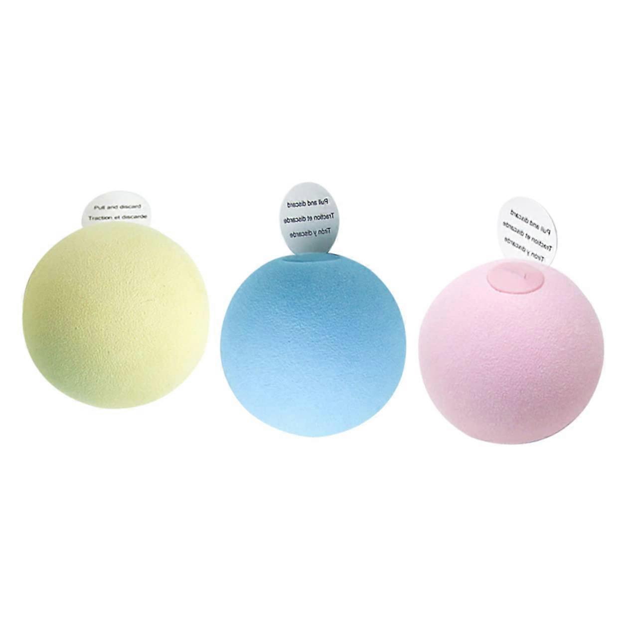 3 Pieces Interactive Cat Toys Noise Making Cat Balls for Fun Promotes Exercise and for Cat Entertainment
