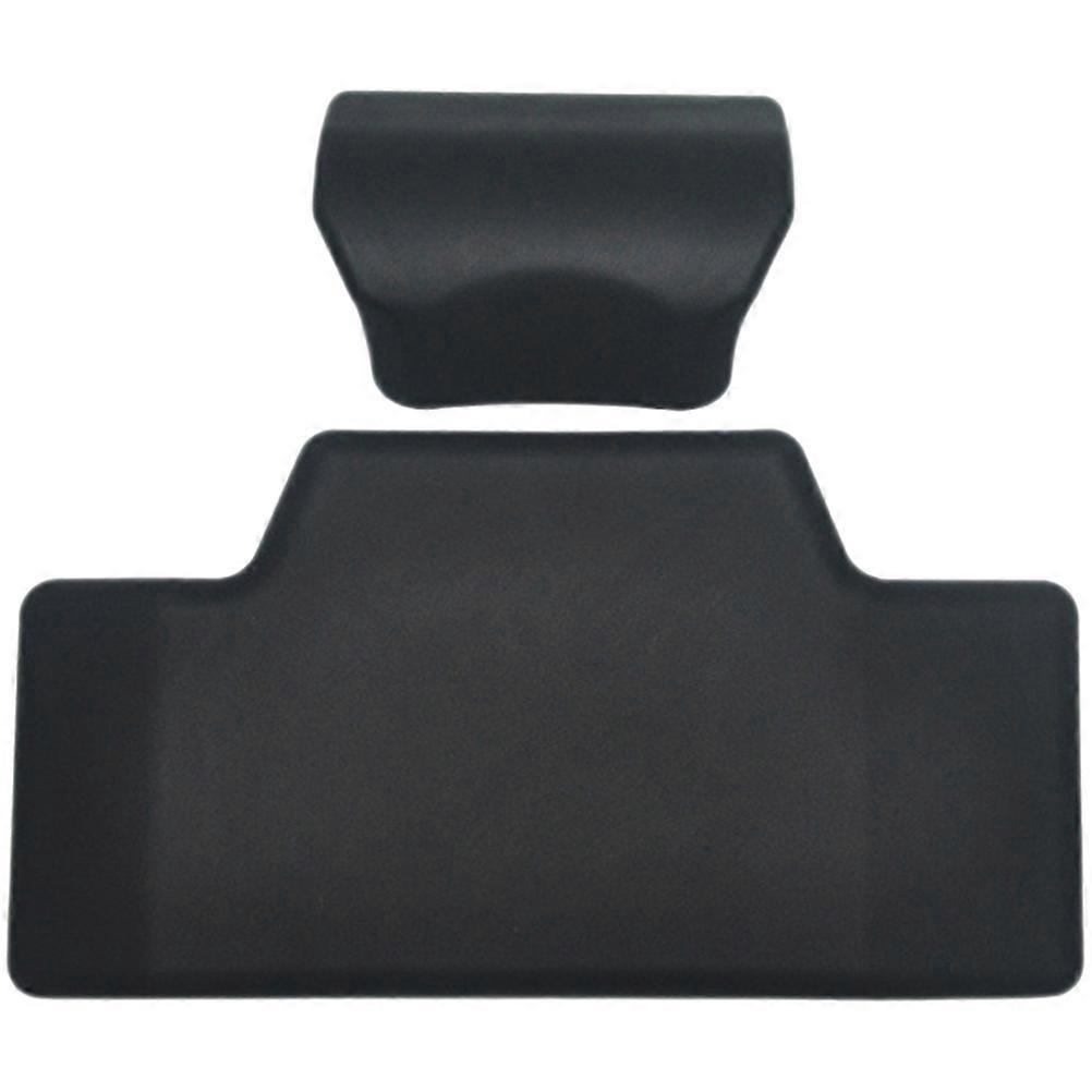 Universal Motorcycle Backrest Fatigue Relief Humanized Design Black 2Pcs Motorbike Rear Box Pad