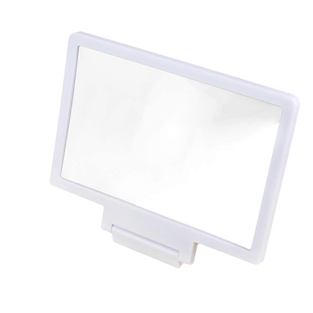 Smartphone Screen Magnifier Holder White Enlarged Design for Movies and Reading, Compatible with All Smartphones