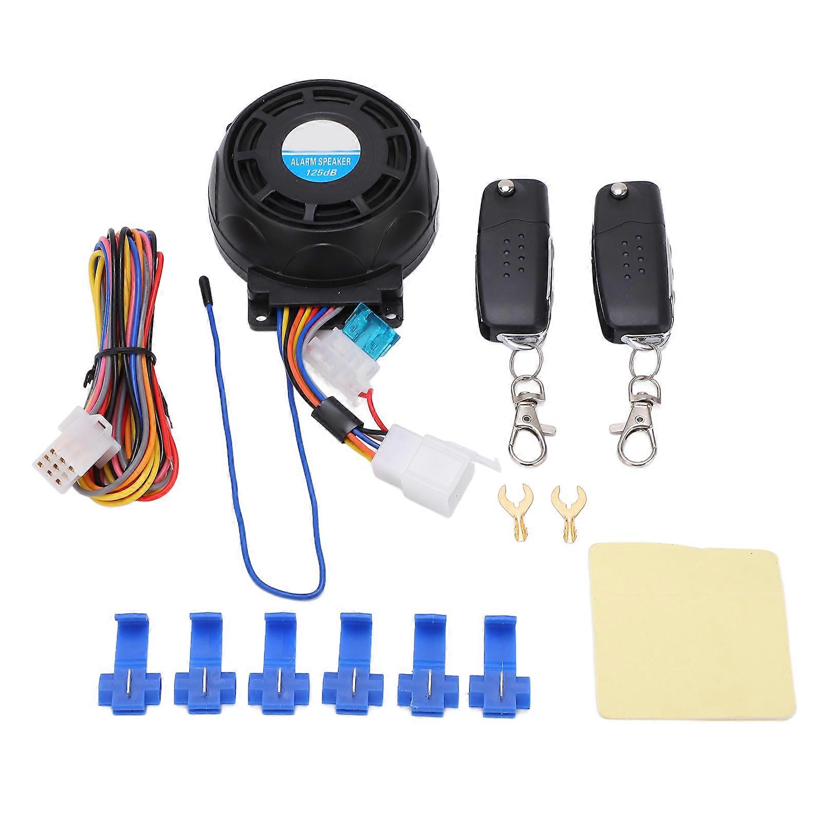 Alarm Long Distance Control Use Safety Adjustable Easily Install High Sensitivity Motorcycle Anti Theft