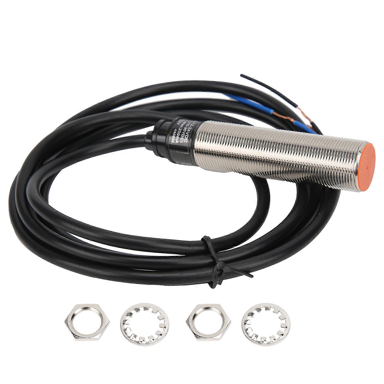 BERM Proximity Switch 3‑Wire Cylindrical Detection Sensor Controller PRL18-5DP 10-30VDC