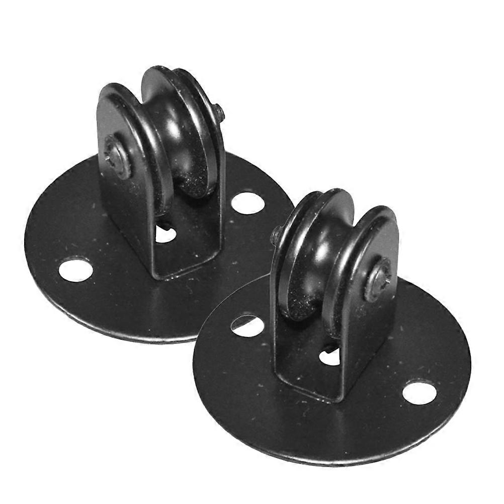 2pcs Hanging Lamp Pulleys Ceiling Mount Durable Design Easy Installation for Chandelier Repositioning in Kitchen Bedroom Dining Room