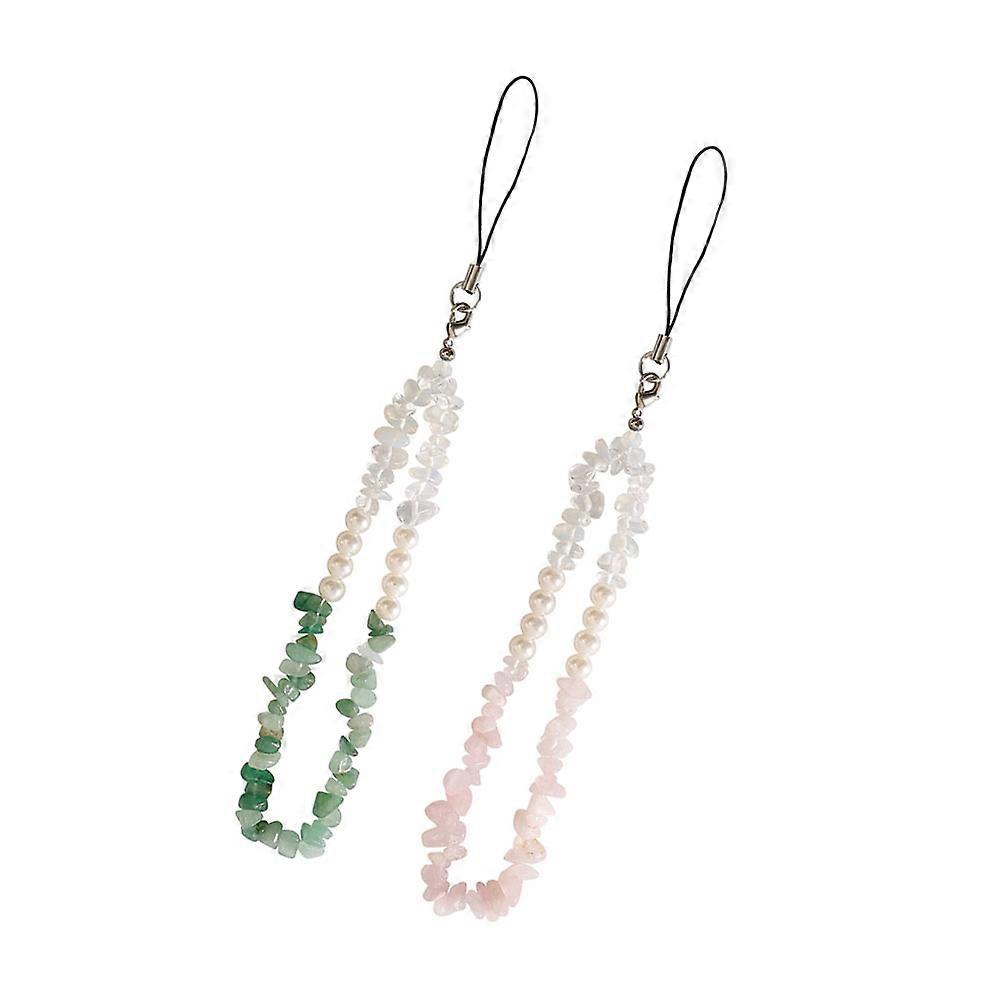 Phone Charm Lanyard Anti-lost Chain Adults Outdoor Activities 20X0.5X0.3CM Stylish Appearance 2Pcs