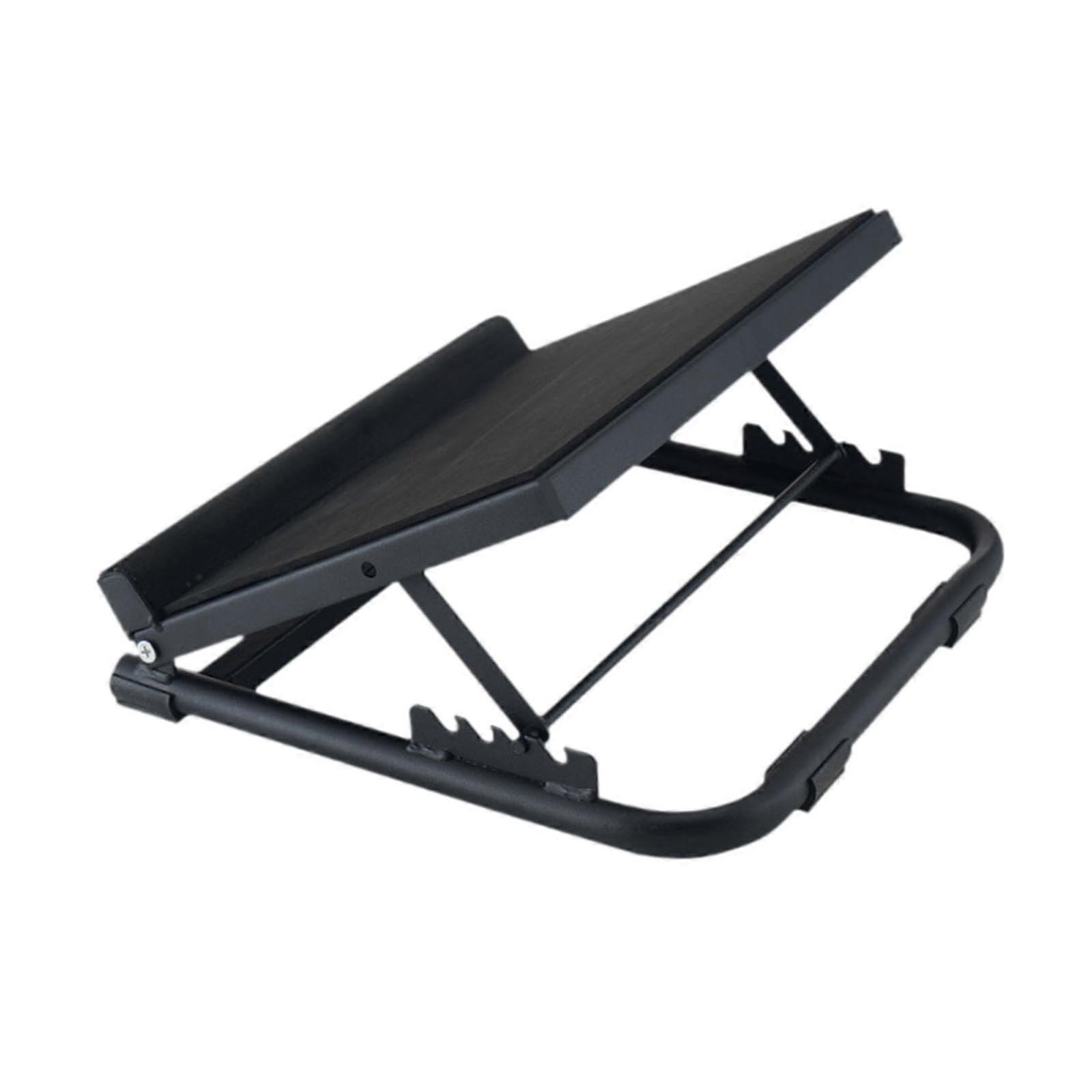 Slant Board Calf Stretcher Professional Grid Plate 5 Adjustable Angles For Gym Black