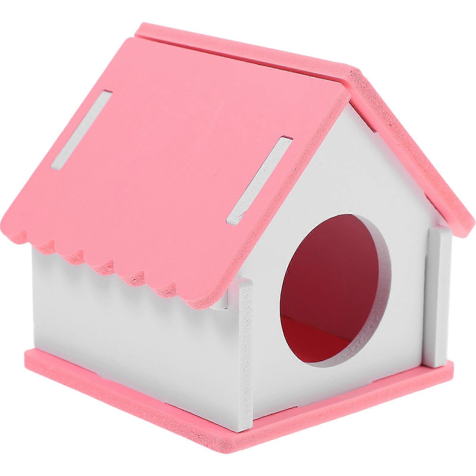 Durable Cartoon Style Small Animal Hideout House for Guinea Pigs, Hamsters, Squirrels, and Hedgehogs – Reusable Nest Shelter for Rest and Play