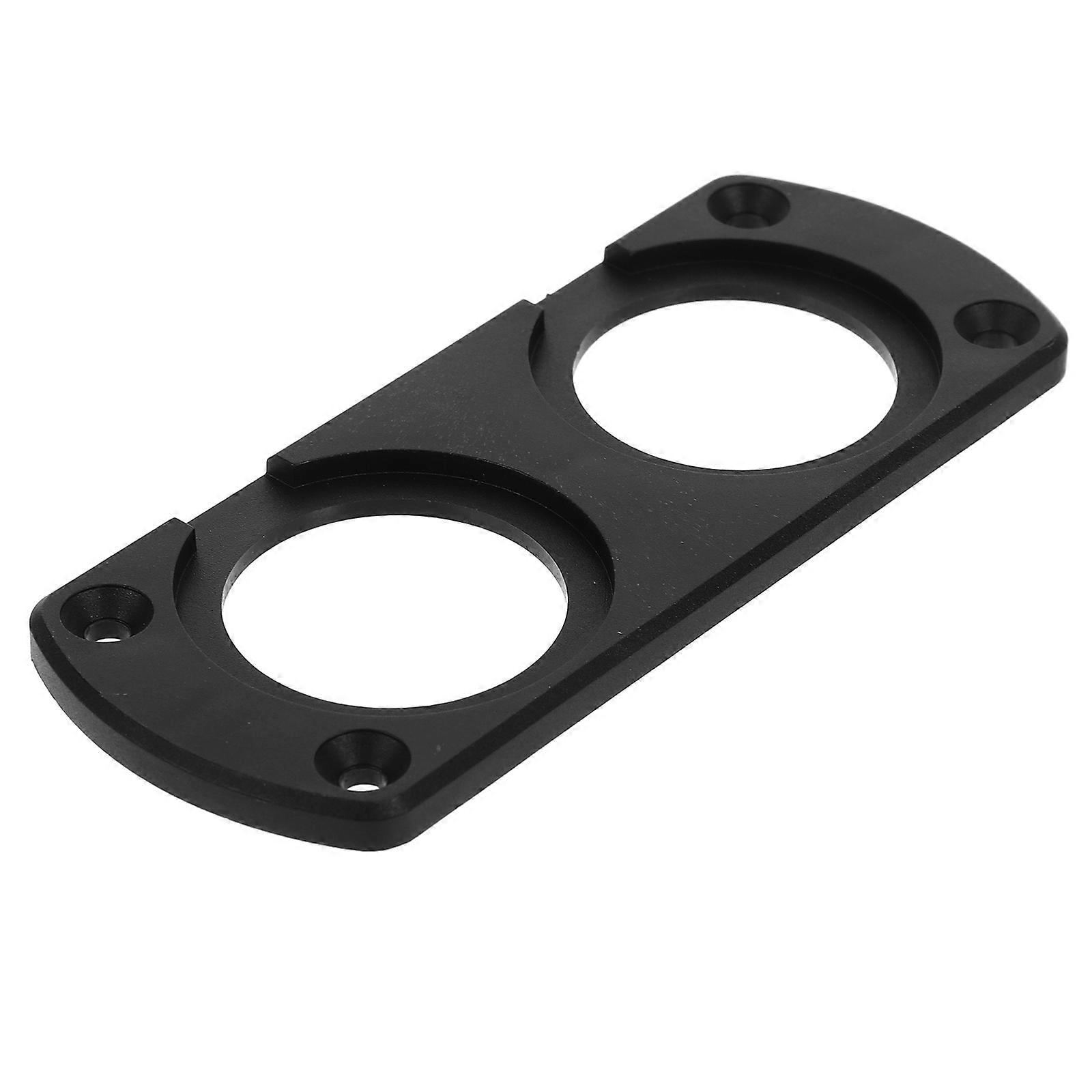 Automotive Mounting Bracket Car Fuse Holder Holding Fuse Cables Vehicle Interior Upgrade Black 10.6X4.4X0.5CM Plastic 1Pack