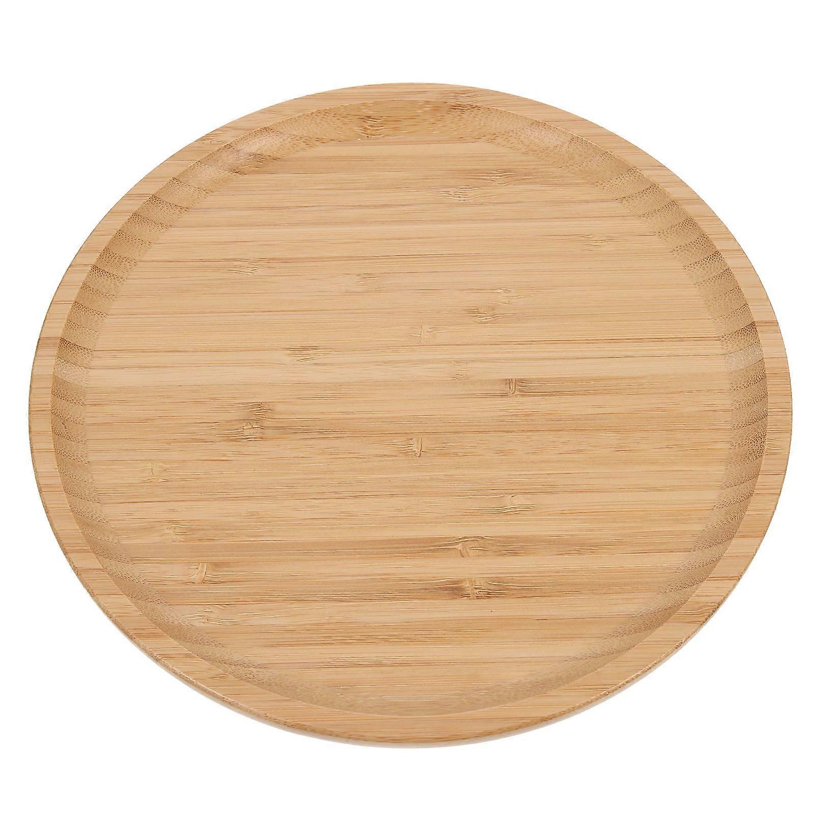 Dessert Serving Tray For Hotel Use Rustic Wood Tray 25x25x2cm Serving Platters 1Set