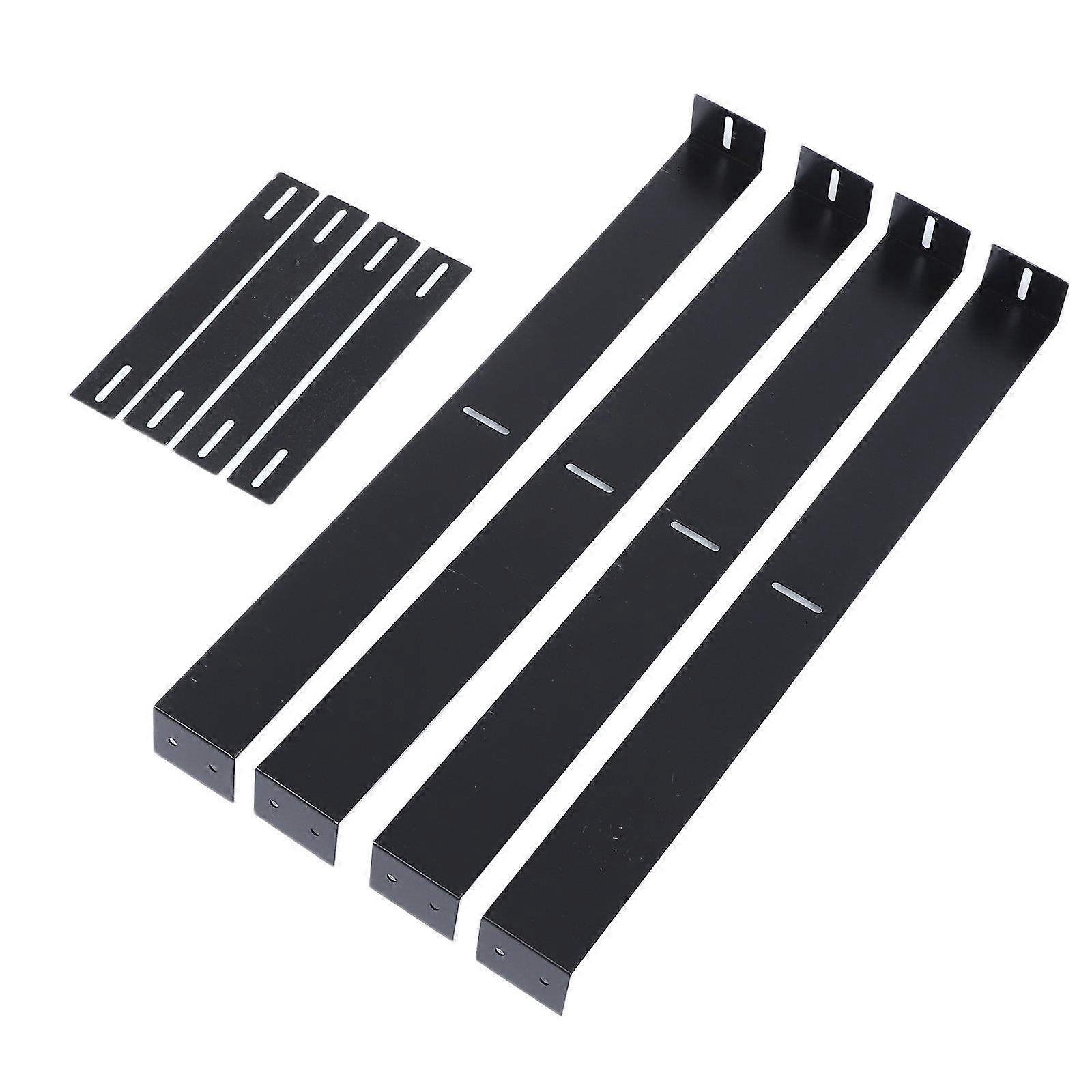 Computerhalterung für Schreibtisch Kohlenstoffstahl Einstellbare Computer-Tower-Halterung Lagerregal-Stil unter dem Schreibtisch Computerturm 50X24,5X24cm 1Pc