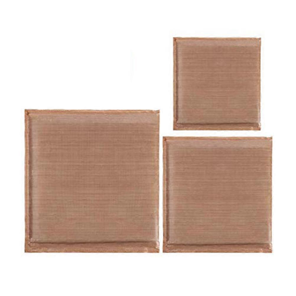 3pcs Heat Resistant PTFE Pillows for Heat Press Transfer Projects – Reusable Pressing Pads with Smooth Surface for Vinyl, Clothes, Hats & Accessories