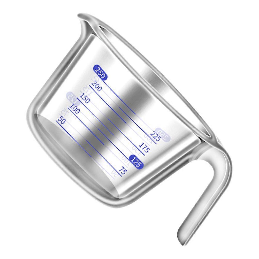 Household Measuring Beaker Glass Measuring Cup For Coffee Making 250Ml 1Pcs