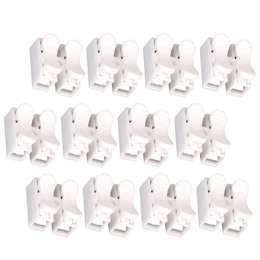 Pushtype Selflocking Terminal Block Wire Connector for Home White Copper PP 0.2 to 2.5 mm²