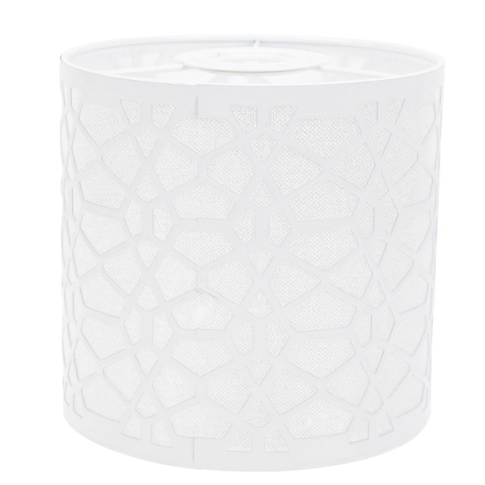 White Iron Lampshade for Decor Creative Hollow Design with Good Dust Proof Effect and Durable