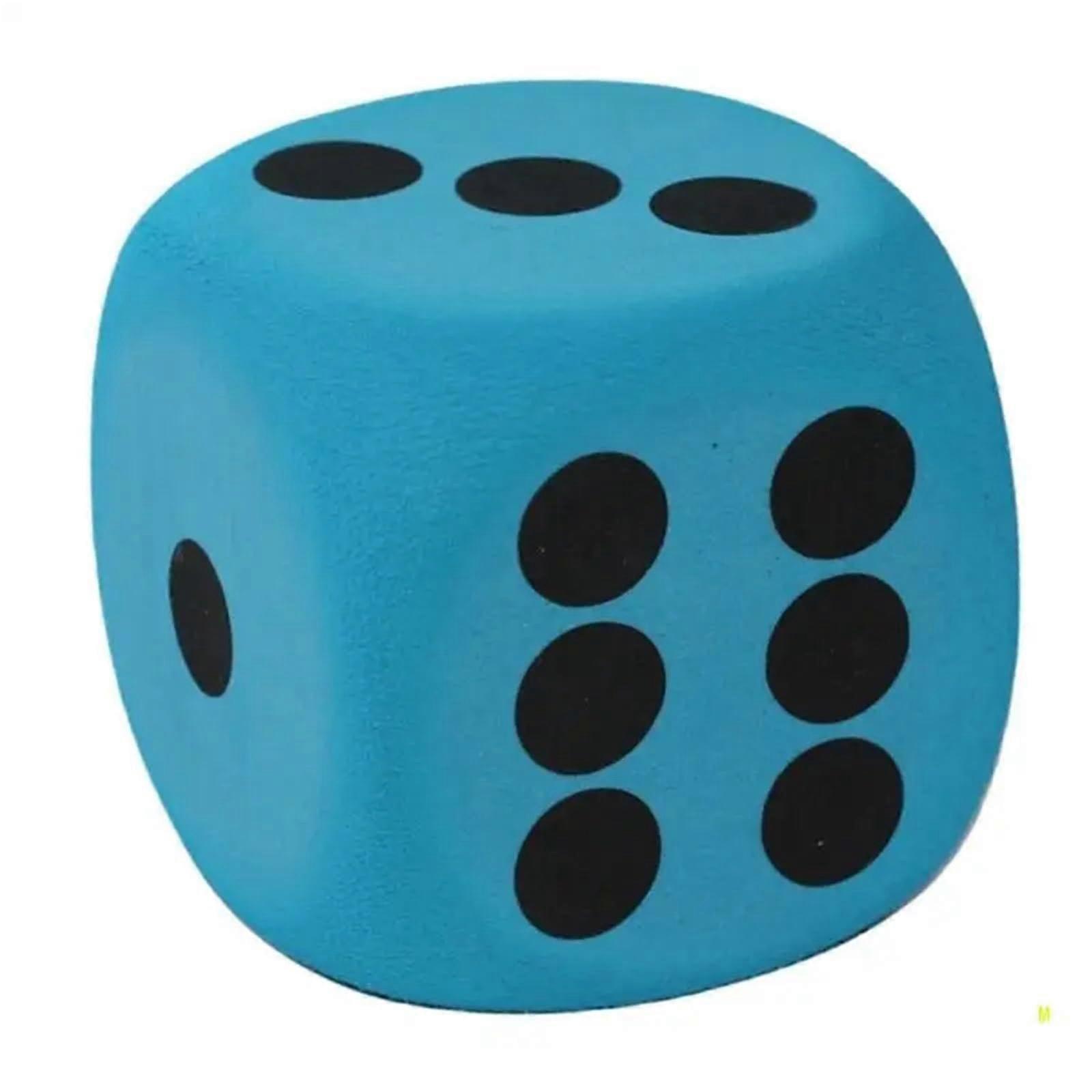 Foam Cube 1 Piece, 8 cm Large with Rounded Edges, Counting Toy for Kids