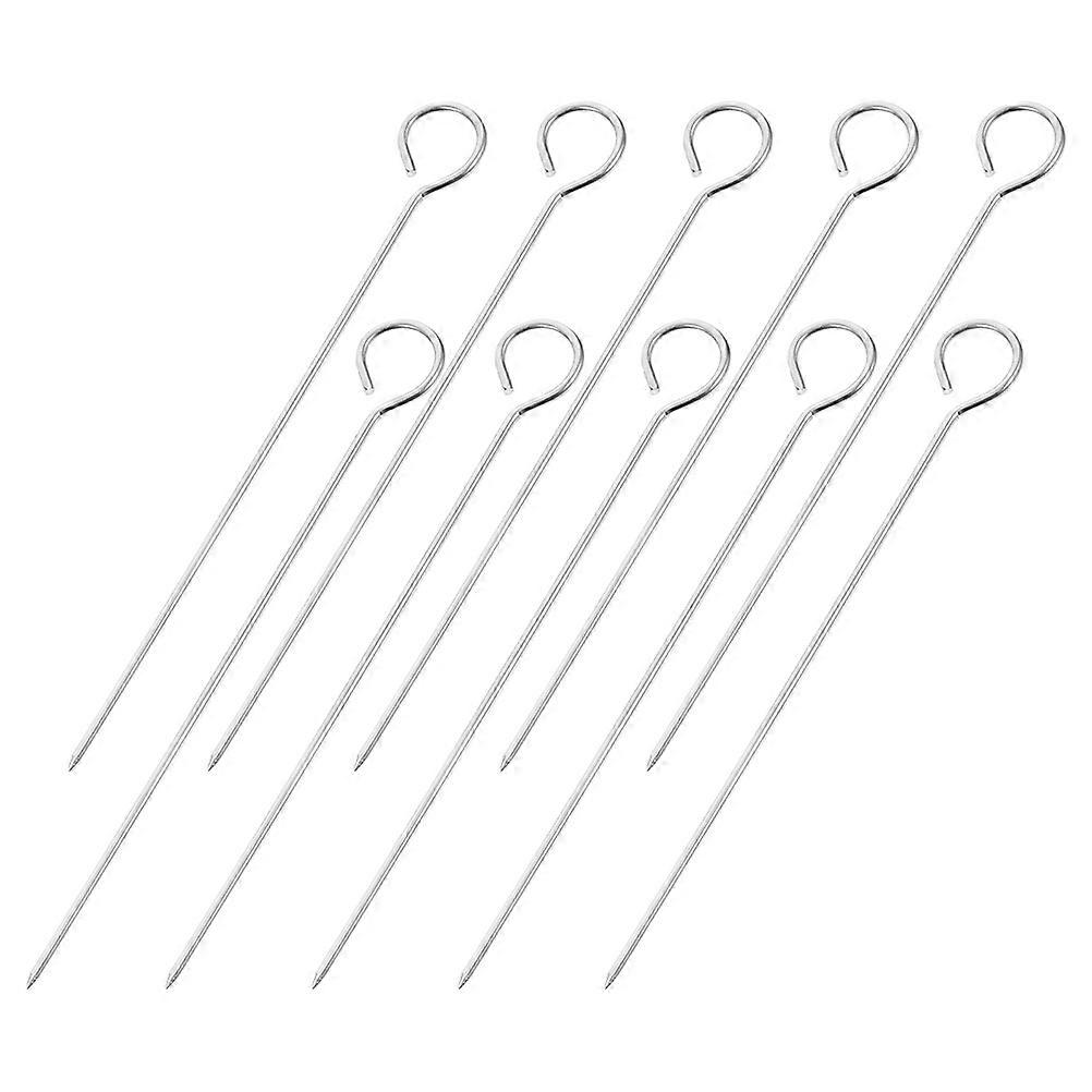 Candle Wick Holder Diy Wick Centering Aid Wick Positioning String Threading Hand Drilling Iron 7.9×0.7×0.1in Beginners 10Pcs