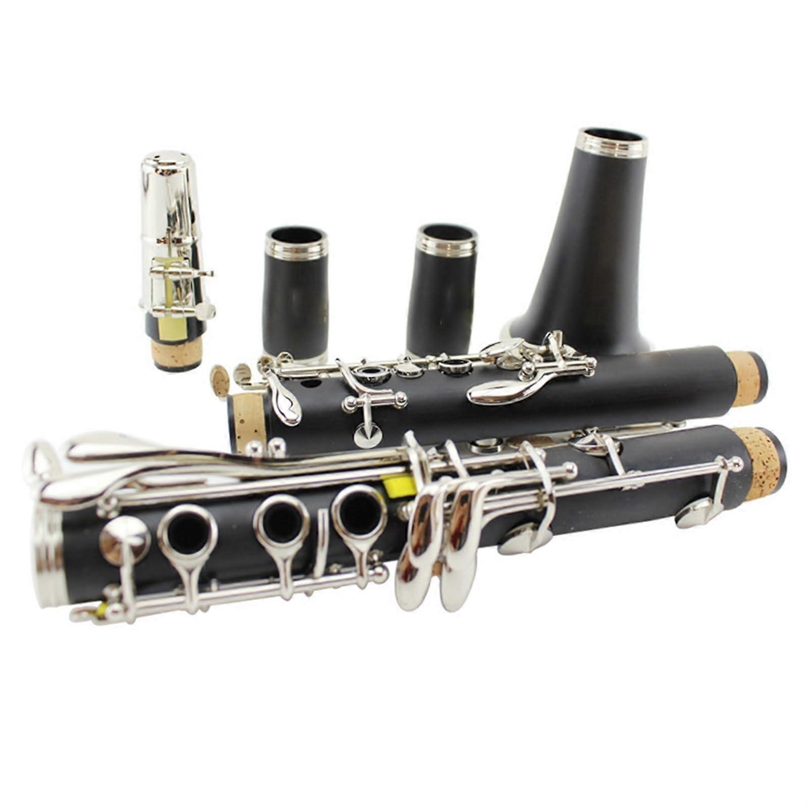 Professional Clarinet 17Key Clarinet Instrument BFlat Clarinet Bakelite Beginner Examination