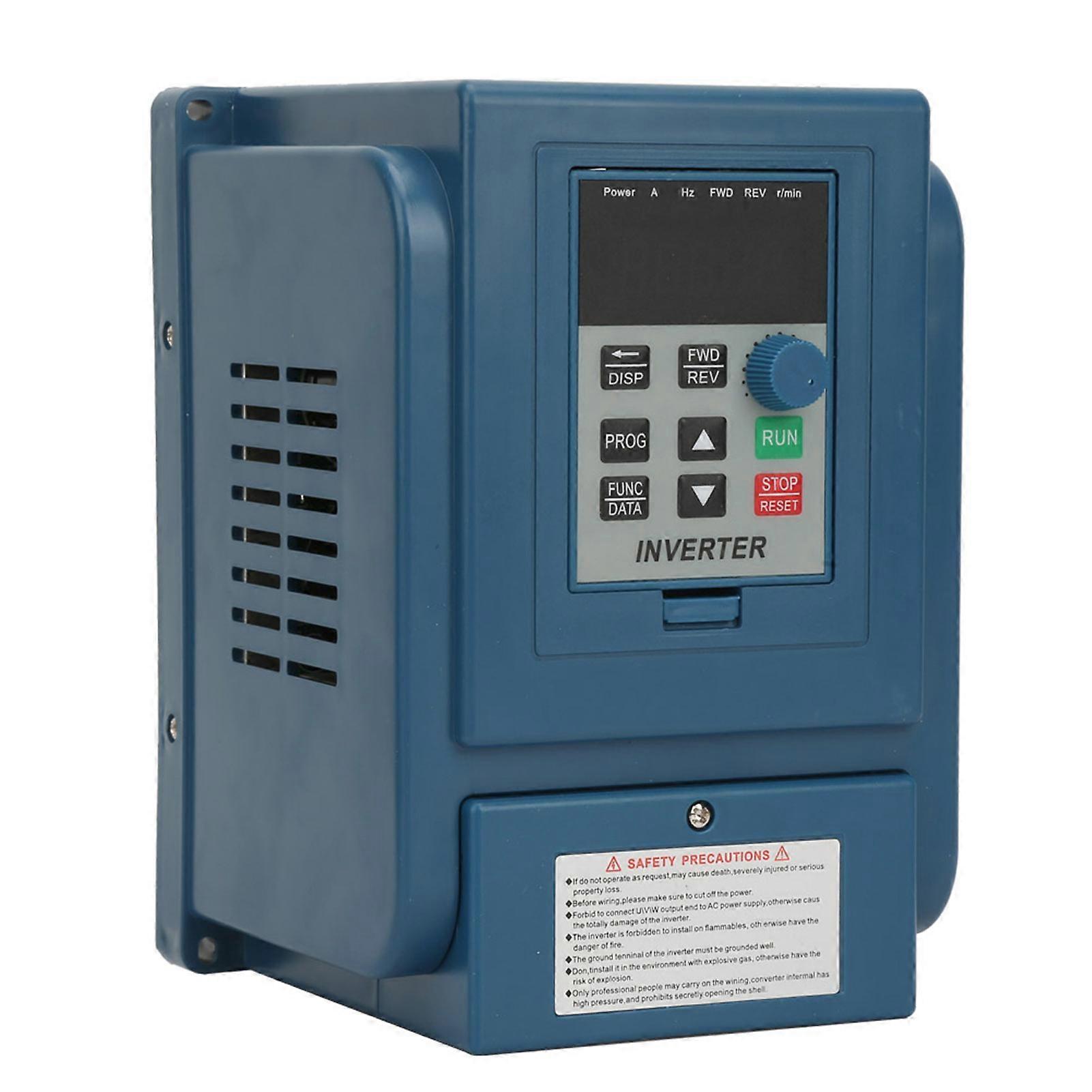 1pc 380VAC 6A Variable Frequency Drive VFD Speed Controller for 3‑phase 2.2kW AC Motor