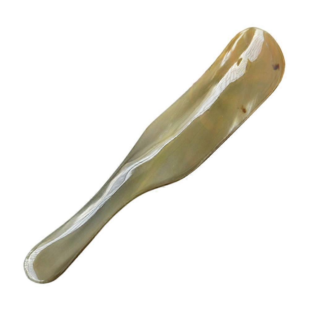 Convenient Shoehorn Tool Short Handle General Users Daily Use Ox Horn 1Pc