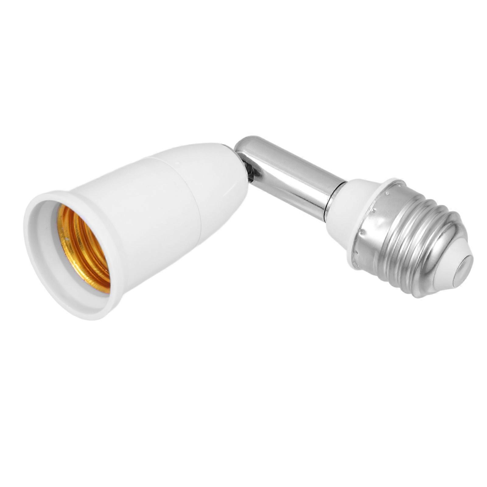 Socket Bulb Lamp Adapter Cylindrical Shape For Shop Restaurant 14.00X3.70X3.70CM Motion Sensor Adjustment 2Pcs