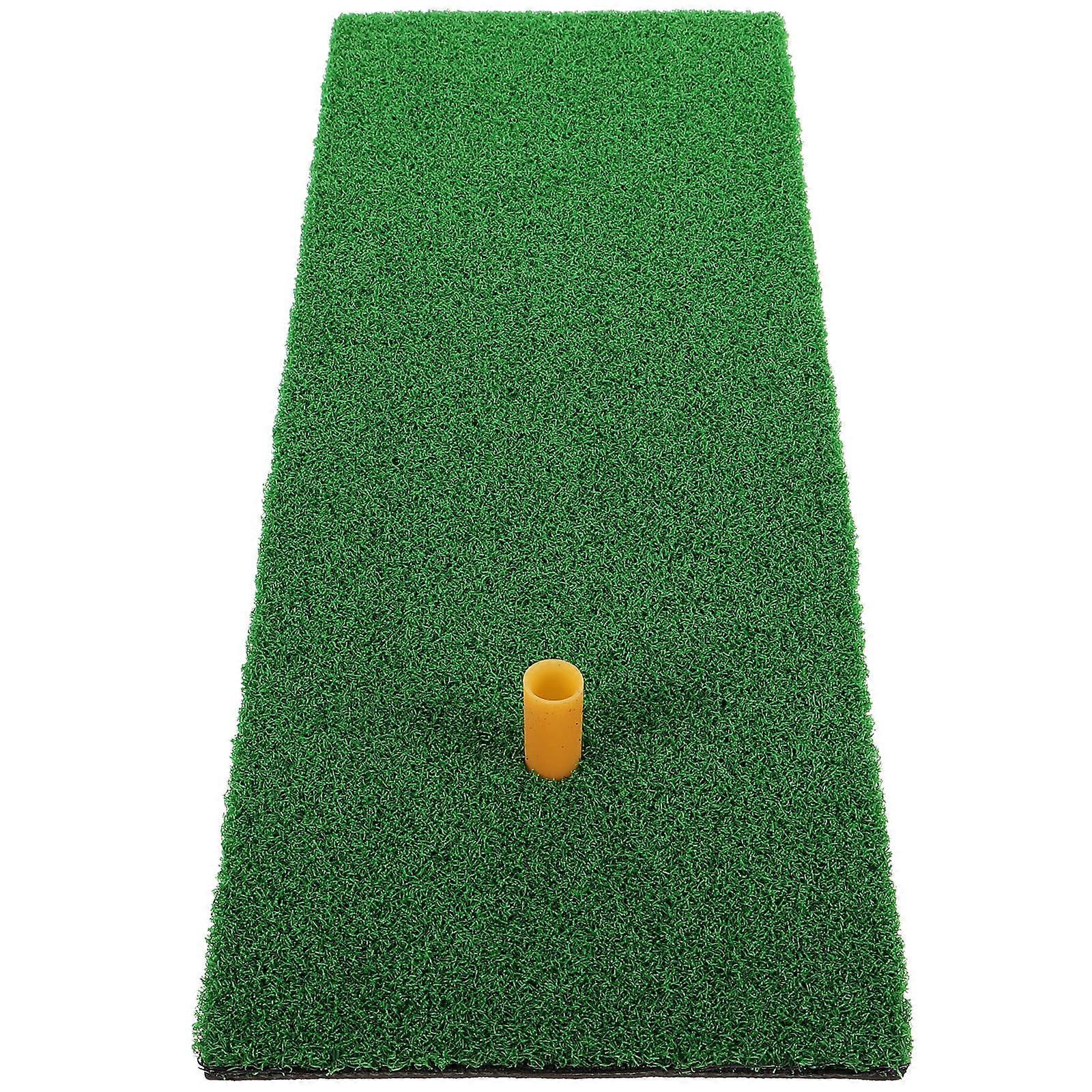 Golf Training Mat Indoor SBR Artificial Turf Practice Mat with Tee for Beginners Teens and Professionals