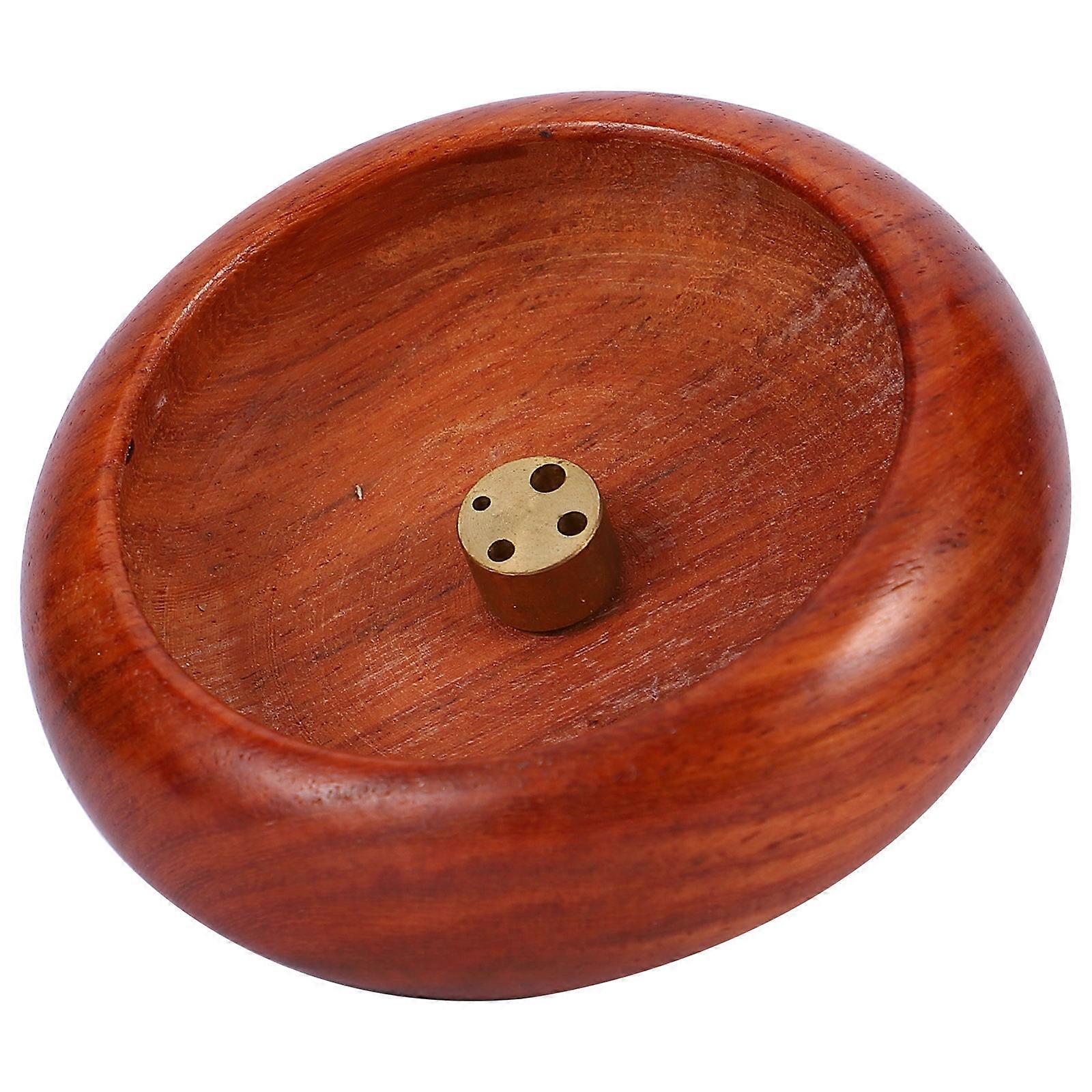 Room Decor Incense Burning Bowl Shape Multi-Functional Office 7X7X2.5Cm 1Pack