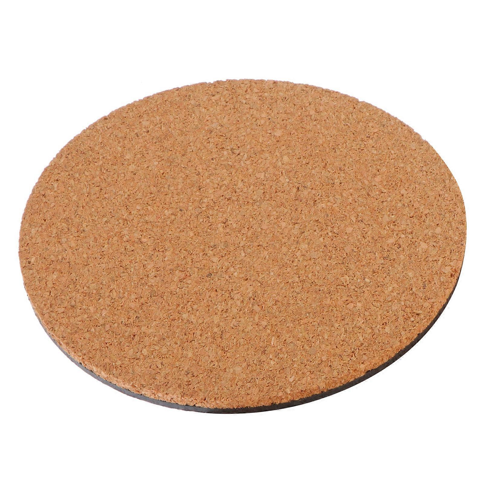 Recyclable Lightweight Cork Plant Pot Coaster Mat for Gardening – Protects Surfaces from Water and Soil Stains, Easy to Clean