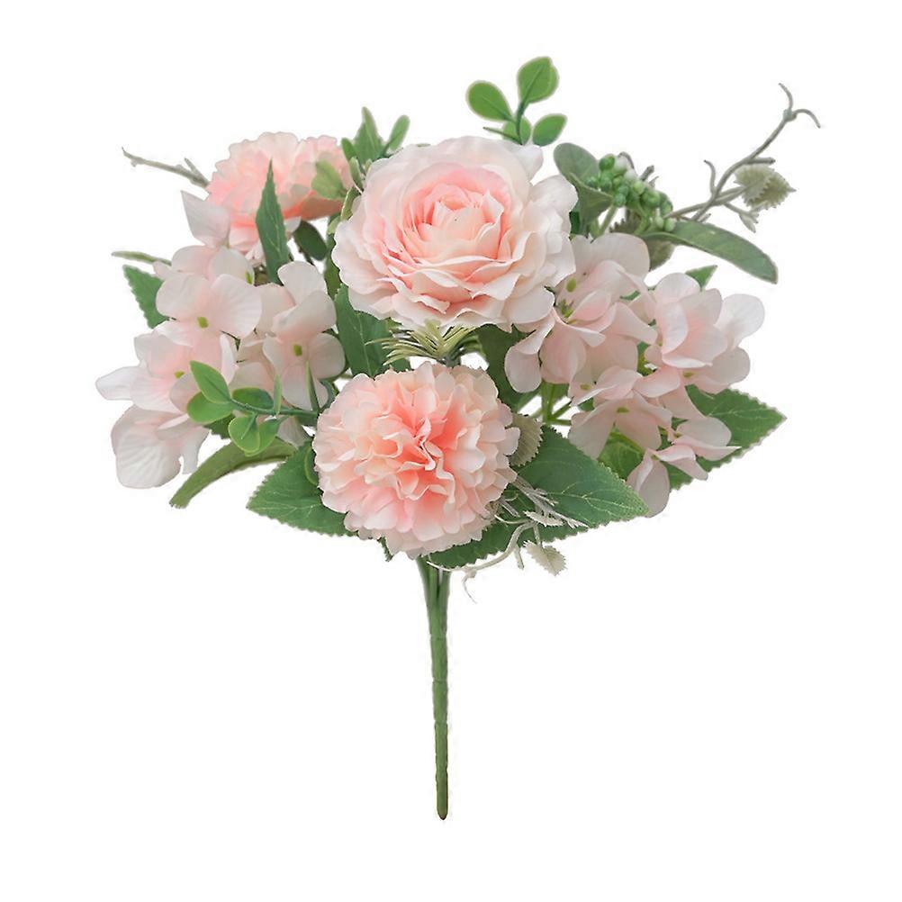 Simulation Artificial Rose Flower Arrangement Decoration Silk Flower Clustered 1Pack