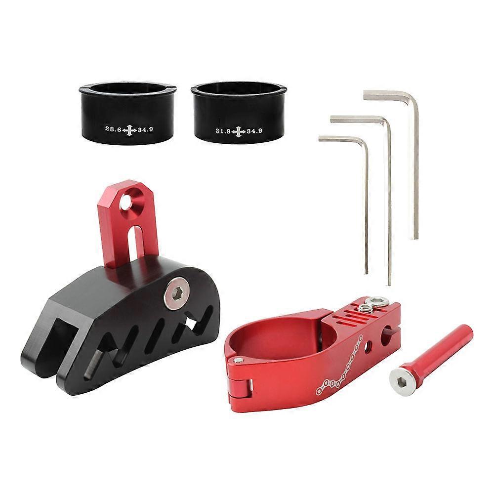 Bike Chain Stabilizer Front Derailleur 1 Set For Cyclists Red Aluminum Chain Stability 9x8cm