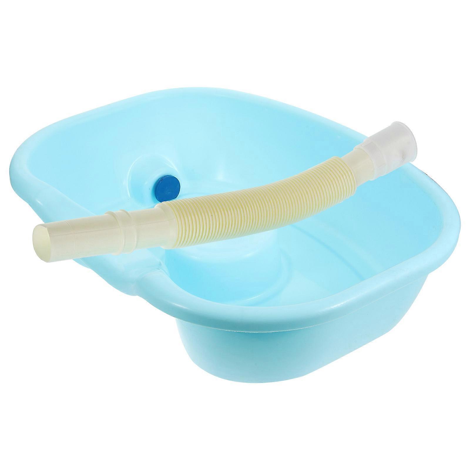 Portable Hair Washing Basin For Families With Bedridden Members 46X33X11CM Drainable Ergonomic Design 1 Set