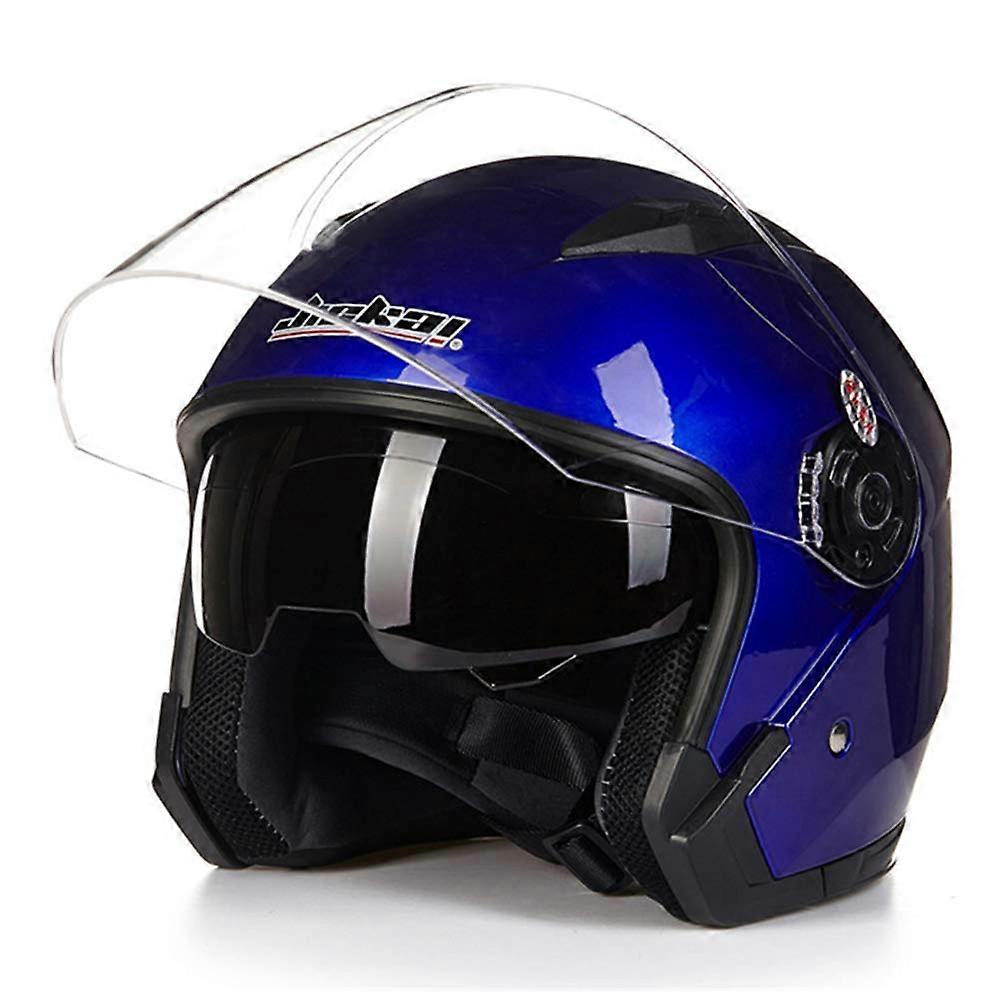 Half Face Motorcycle Helmet with Visor, CC06, XL/5859cm