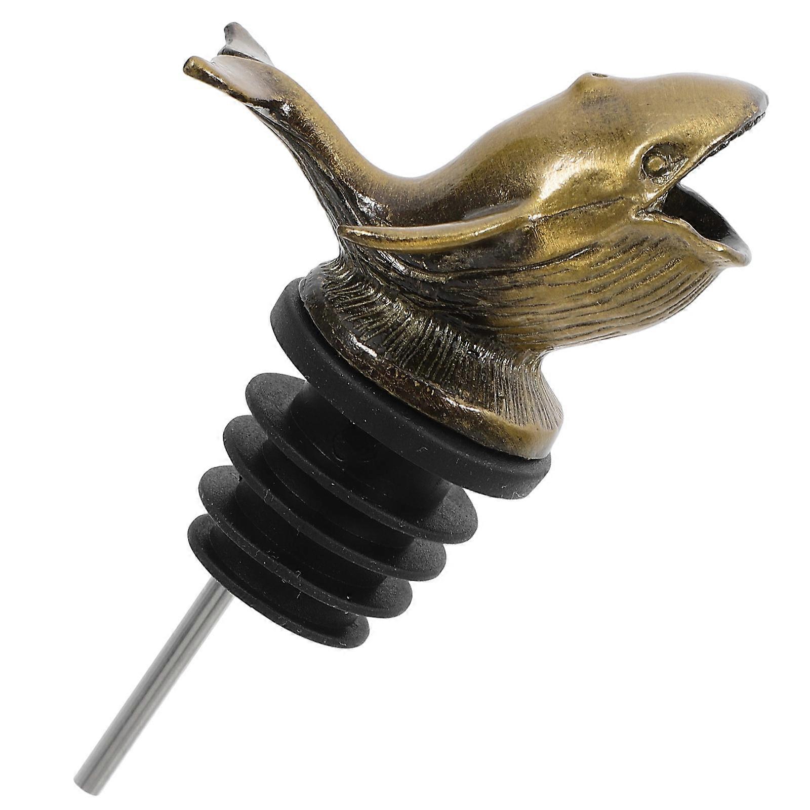 Retro Whale Wine Pourer & Decanter Spout – Unique Design for Smooth Pouring & Memorable Serving Experience