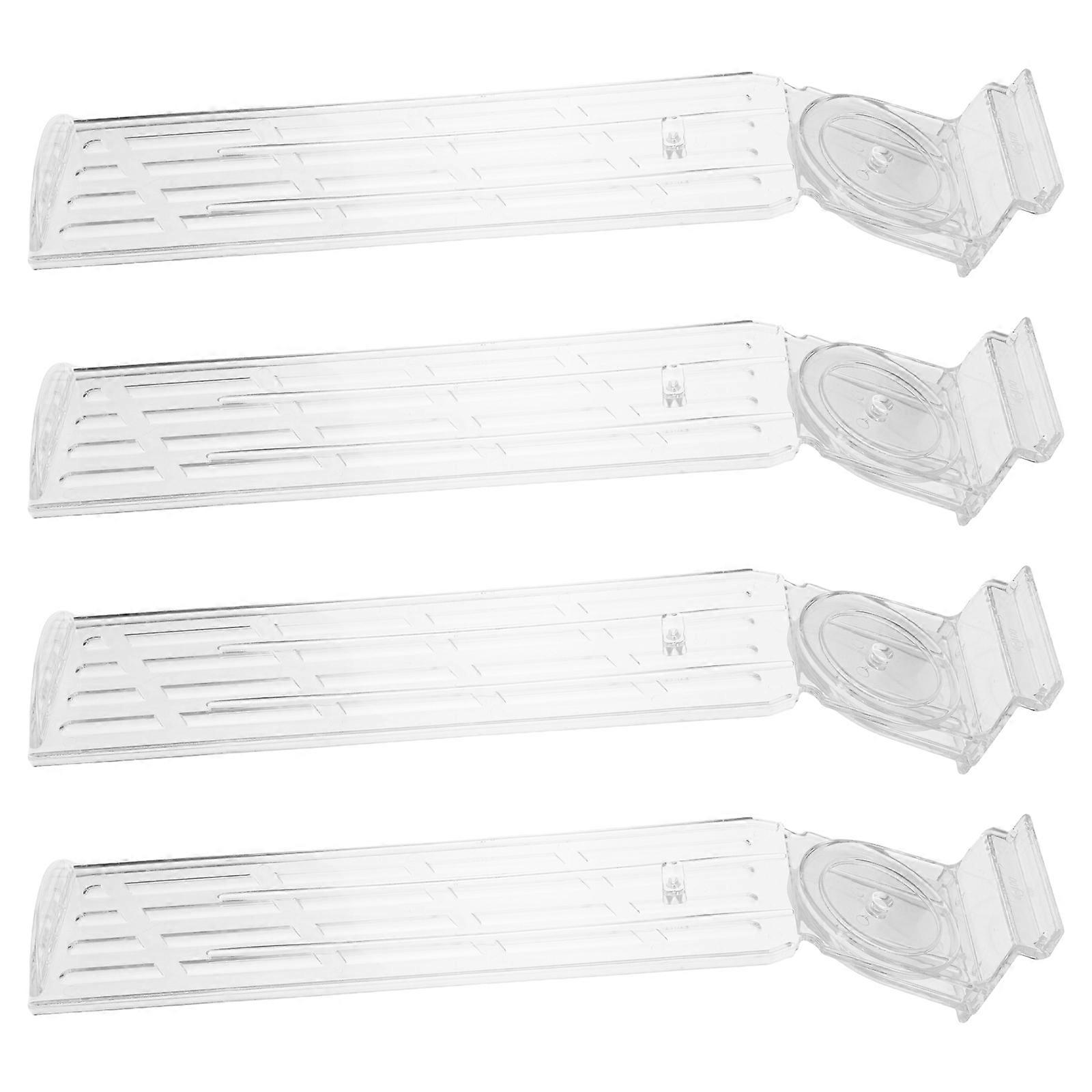 Transparent Acrylic Shoe Storage Rack for Retail Stores Versatile Design Space Saving and Sturdy 4pcs